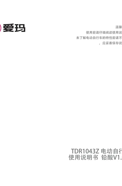 aima 爱玛猎骑FB56豪华S版TZ-E20D8K-DTQBG3